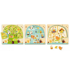 3 lagen puzzel Chez-nut