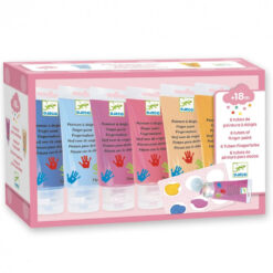 6 tubes vingerverf pastel