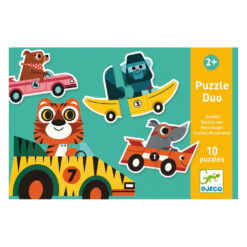puzzel dubbele auto