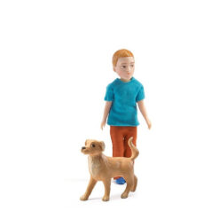 Poppenhuis pop Xavier en zijn hond
