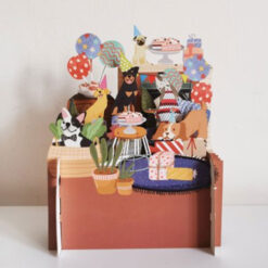 3d pop up kaart feestje