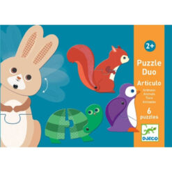 Puzzel duo dieren