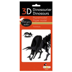 3d papiermodel triceratops
