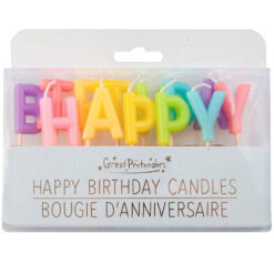 Candles Happy Birthday Rainbow (13 pcs)