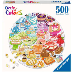 Ravensburger Round puzzle Circle of colors Desserts pastries 500 pcs