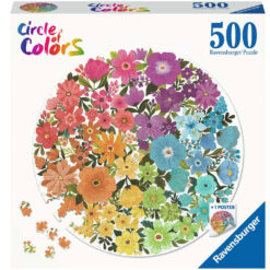 Ravensburger Round puzzle Circle of colors Flowers 500 pcs