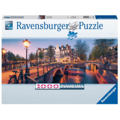 Ravensburger puzzel 1000 stukjes avond in Amsterdam