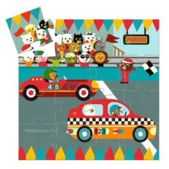 Djeco puzzel racewagen 16 pcs