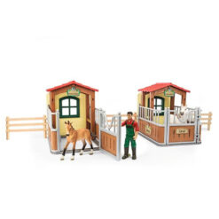 Schleich bezoek in de open stal