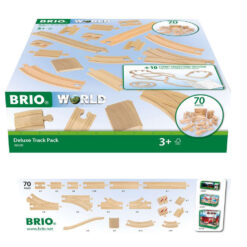 Brio deluxe 70 delige houten rails set