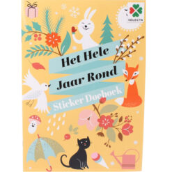 het hele jaar rond sticker doeboek