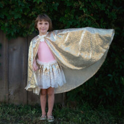 Precious gold sequins cape 4-6 jaar
