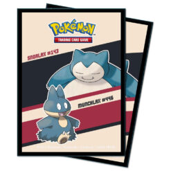 65 sleeves Pokemon Snorlax and Munchlax