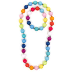 Beaded bubblegum ketting