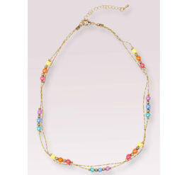 Gouden regenboog ketting