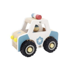Houten politie auto