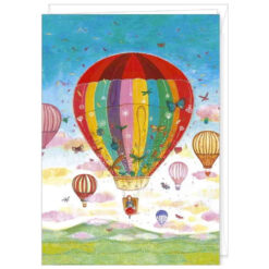 kaart a4 luchtballon
