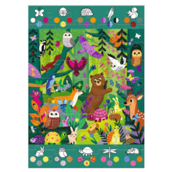 Djeco puzzel bosdieren zoek en vind