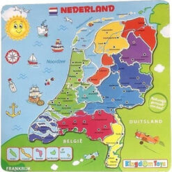 Houten puzzel Nederland