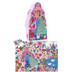De prinses en haar pauw puzzel 36pcs
