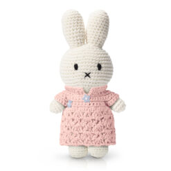 Miffy handmade and her pastel pink qipao dress