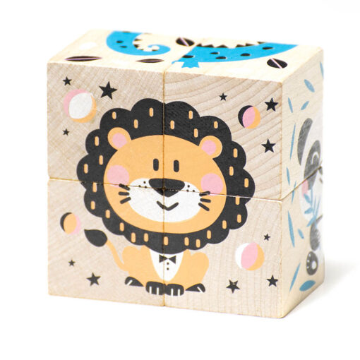 Cubika houten blokpuzzel